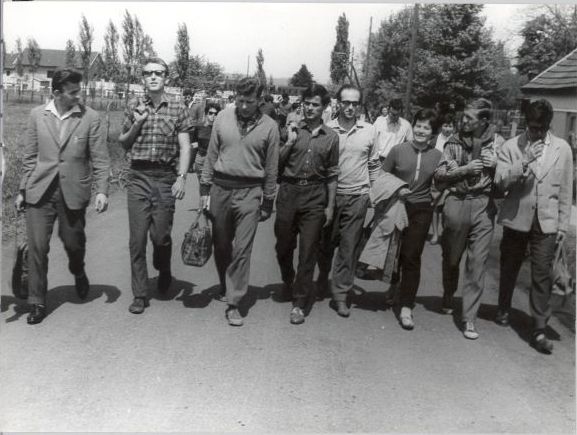 Vegyészek gyárlátogatása Kazincbarcikán 1963